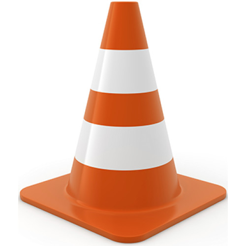 Traffic Cone Cardboard Cutout Free Shipping